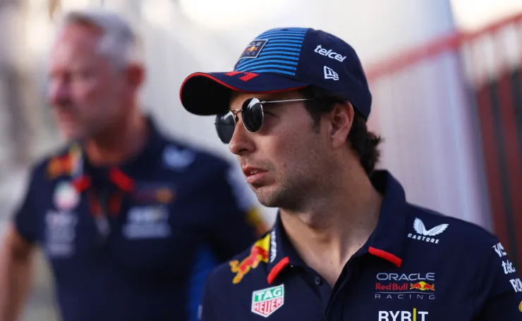 Checo Pérez en el GP de Azerbaiyán