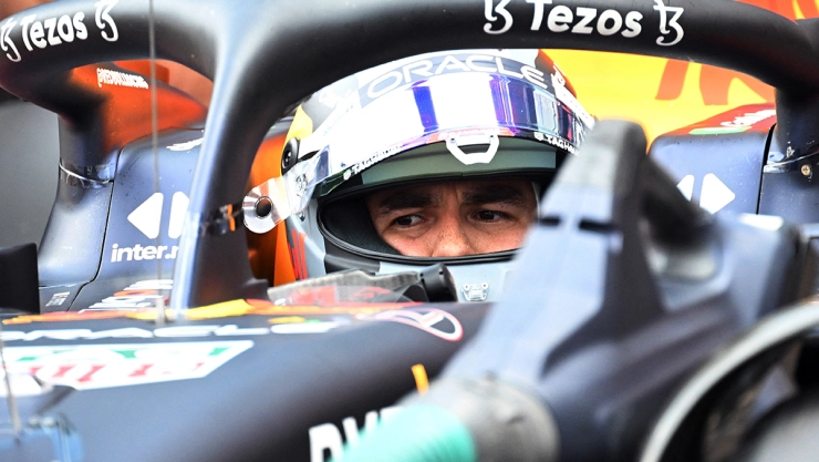 Checo Pérez en el Gran Premio de Mónaco en la Fórmula Uno