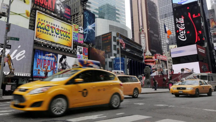 Una foto de Times Square, en la ciudad de Nueva York, el 27 de febrero del 2014. Imagen: AP