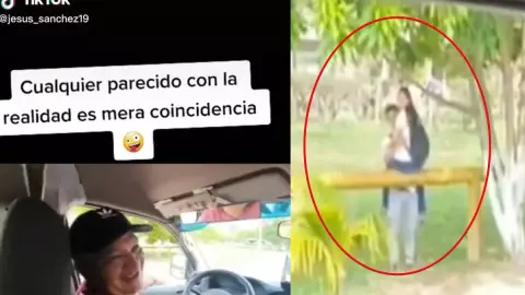 Encuentra a su hija besándose en la calle con su novio