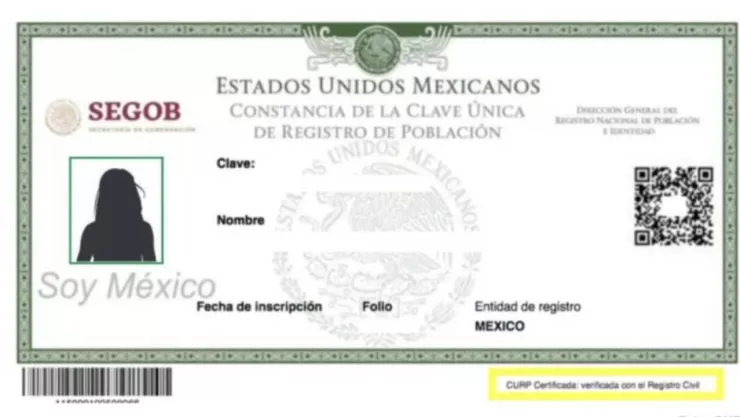 La CURP ahora será una identificación oficial