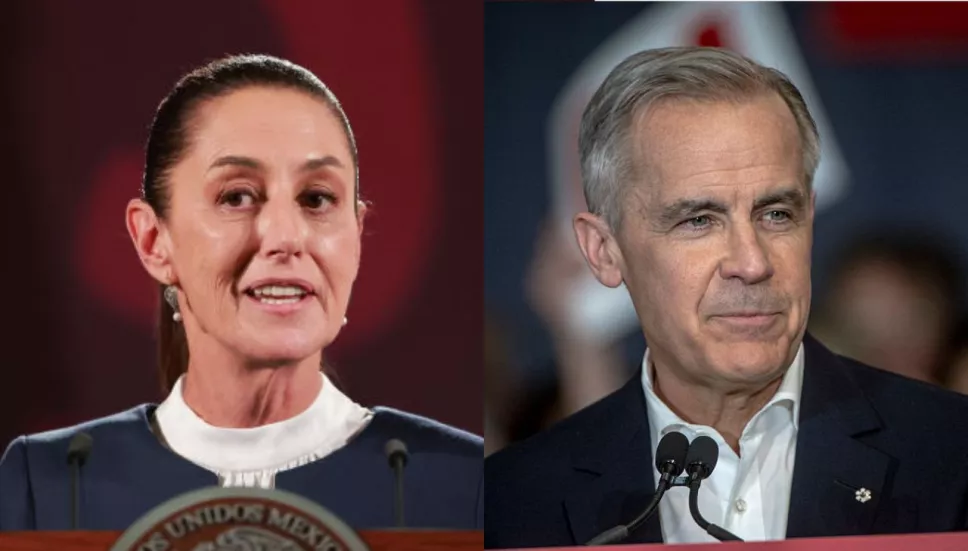 Claudia Sheinbaum habla con Mark Carney; planean combatir medidas arancelarias de Trump.jpg