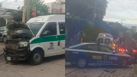 Choque colectivos Tuxtla