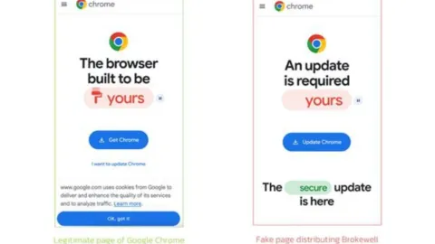 Alertas de actualización de Chrome