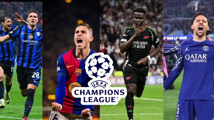 ¡Sin el Real Madrid! Así quedan los cruces para Semifinales de Champions 2025