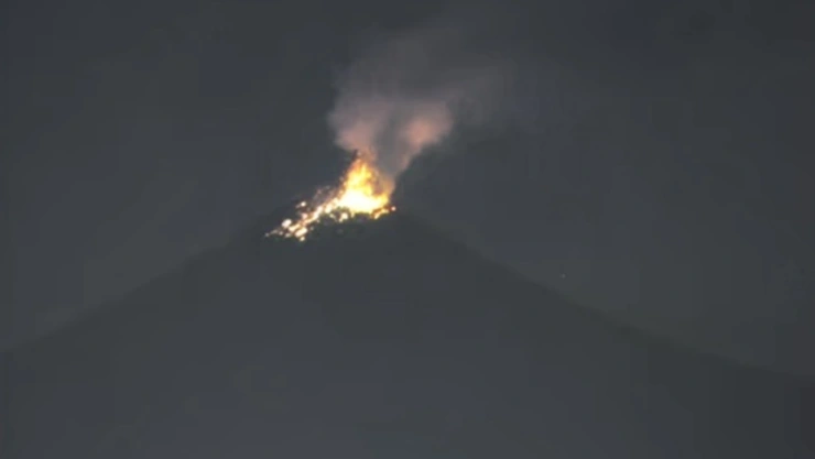 volcán Popocatépetl hoy 5 de noviembre de 2024