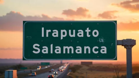 ¿No hay paso Este es el tráfico en la carretera Irapuato-Salamanca por la mañana del martes 2 de diciembre (1).jpg