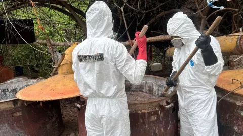 Narcolaboratorio en Culiacán