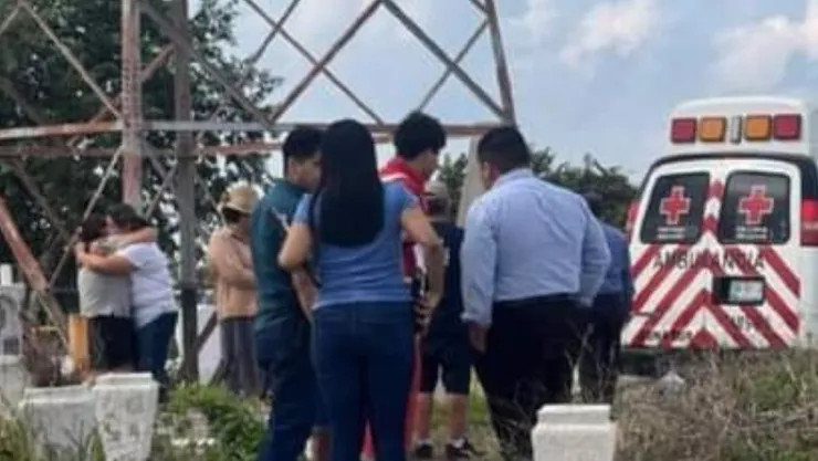 Hombre fallece en panteón de Tampico