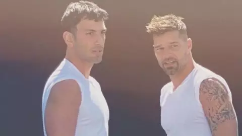 Ricky Martin y Jwan Yosef.