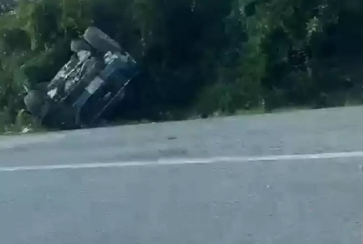 VIDEO_ Volcadura tras fuerte accidente en la Mérida Cancún