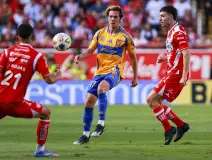 Necaxa vs Tigres resultado cuartos de final ida Clausura 2025 Liga BBVA MX