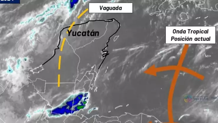 ¡ATENCIÓN! Onda Tropical provocará FUERTES LLUVIAS hoy en estos municipios de Yucatán a partir de las 3 de la tarde