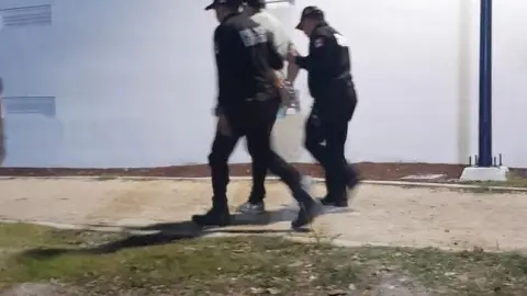 detenido festiva luces