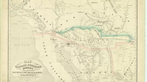 ¿Cuál fue la razón por la que Santa Anna cedió parte de México a Estados Unidos?