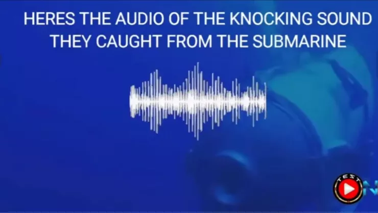 Filtran audio del submarino titán