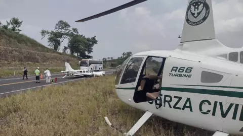 Avioneta Fuerza Civil.