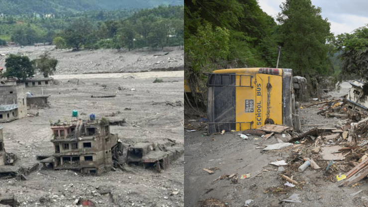 Director salva a alumnos de la inundación en Nepal