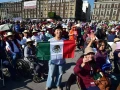 asistentes Zócalo marcha de AMLO