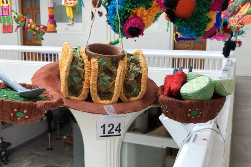 La inspiración para crear las piñatas salió de los tacos, un clásico de la gastronomía mexicana.