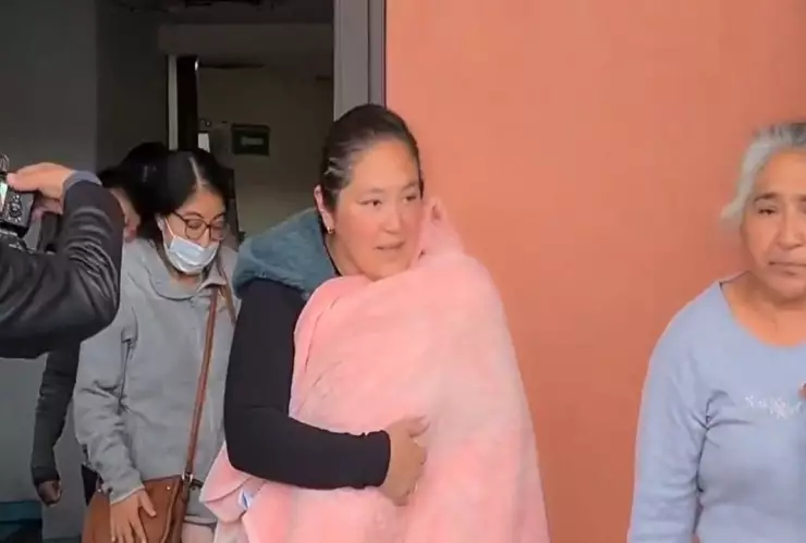 Camila ya fue entregada a su mamá.