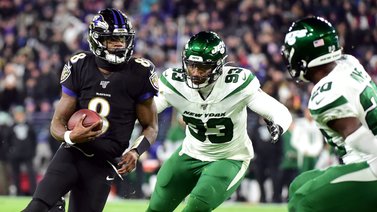 ¡Lamar y Ravens destrozaron a los Jets!