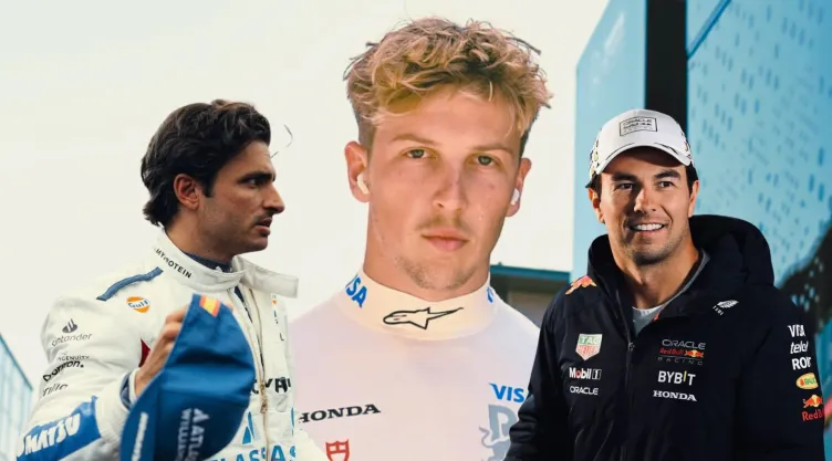 Carlos Sainz no soportó al actitud de Liam Lawson y lo compara con Checo.