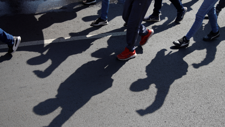 Personas en las calles de la CDMX, realizan manifestaciones