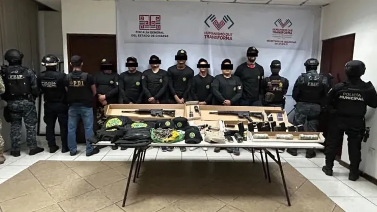 Desarticulan banda de secuestradores en Chiapas