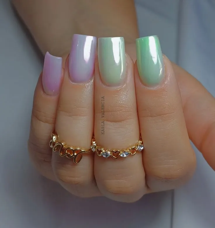 6 diseños de uñas efecto aurora que te encantarán para esta temporada: en manos o pies