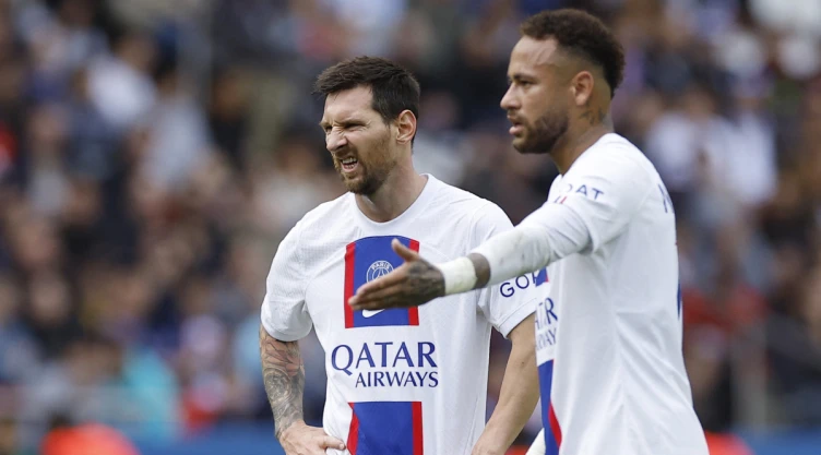 Messi y Neymar ante el Brest