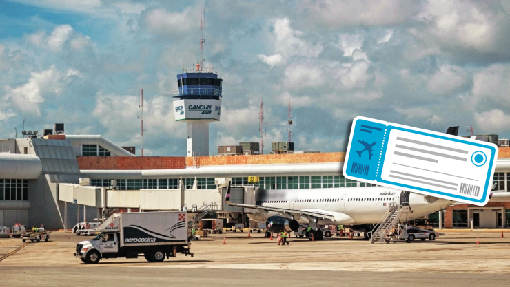 Estos son los vuelos programados en el aeropuerto de Cancún HOY 25 de febrero de 2026.webp