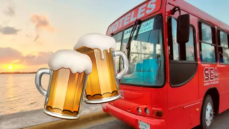 Transporte público de Cancún_ Podrían penalizar por beber alcohol dentro del camión