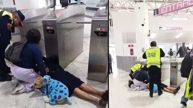 Denuncian presunta agresión a adulta mayor por intentar ingresar con perro de apoyo emocional al Metro