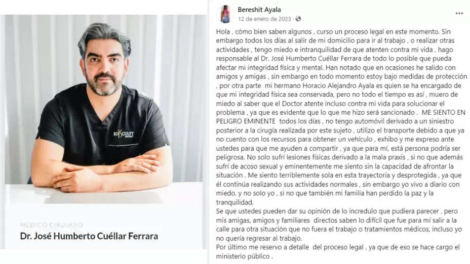Norma Patricia temía por su vida: La mujer asesinada en Iztapalapa denunciaba a su cirujano