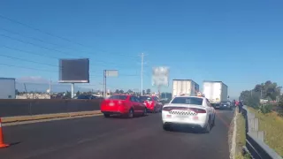 Choque paraliza la autopista México-Puebla y provoca cierre hoy: Tramo afectado