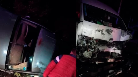 Accidente en carretera San Cristóbal - Huixtán deja personas lesionadas