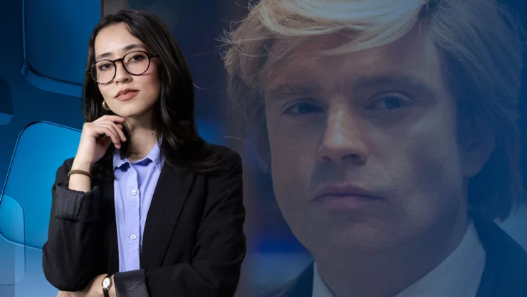 Sebastian Stan como Donald Trump en “The Apprentice”.