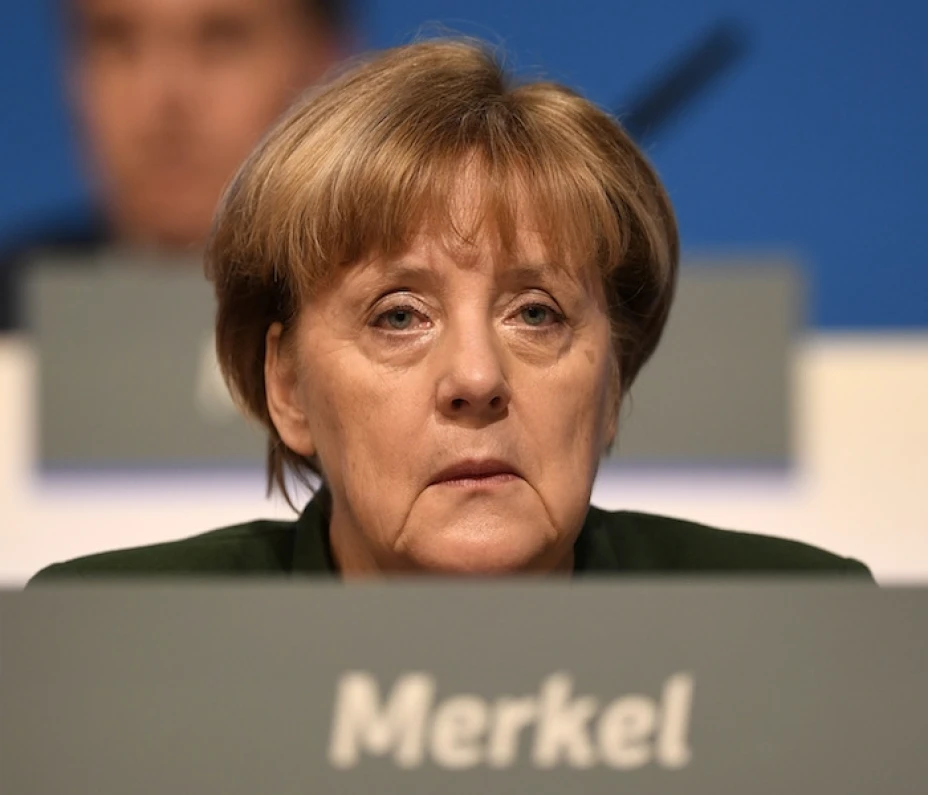 Angela Merkel atrapen asesino