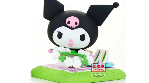 Figura de Kuromi con movimiento