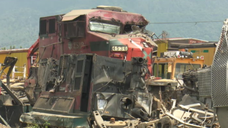 Choque de tren en Veracruz