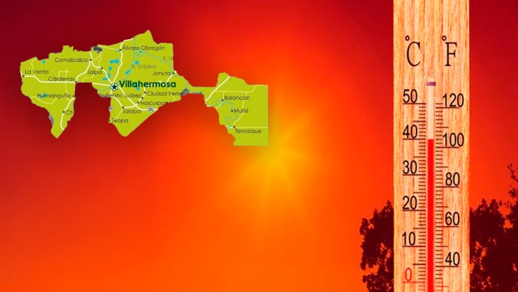 Temperaturas altas en Tabasco hoy 8 de marzo