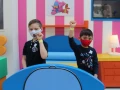 Pocoyo y sus amigos en el gran contenedor del #JuguetónAzteca