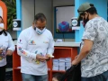 Pocoyo y sus amigos en el gran contenedor del #JuguetónAzteca