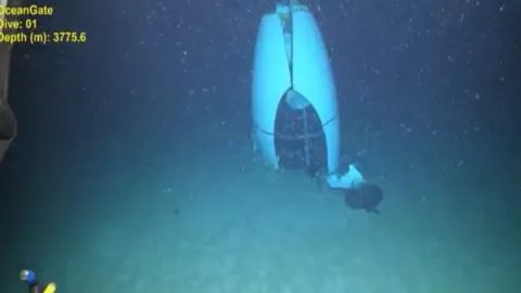 Resto del sumergible Titán