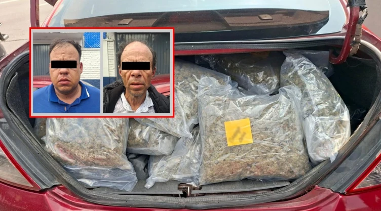 Infracción de tránsito revela que conductor llevaría kilogramos de droga a Tlalpan.