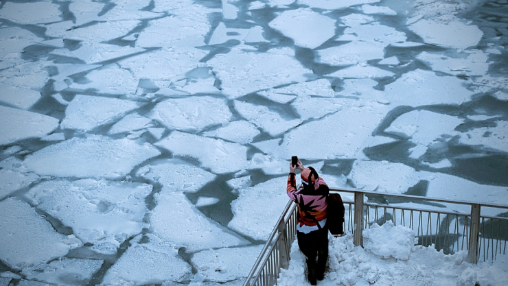 Nevada en Estados Unidos, vórtice polar