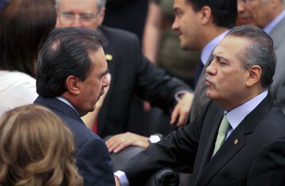 Emilio Gamboa y Manlio Fabio Beltrones