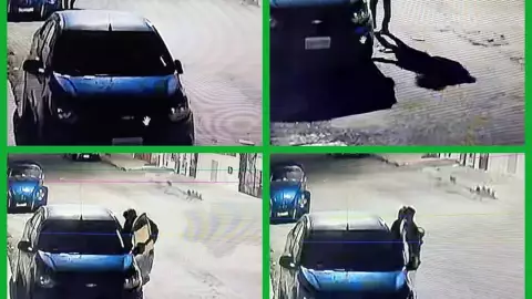 FOTO Reportan a sujeto que abre autos y roba pertenencias
