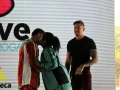 Adrián enamoró a los asistentes durante su participación